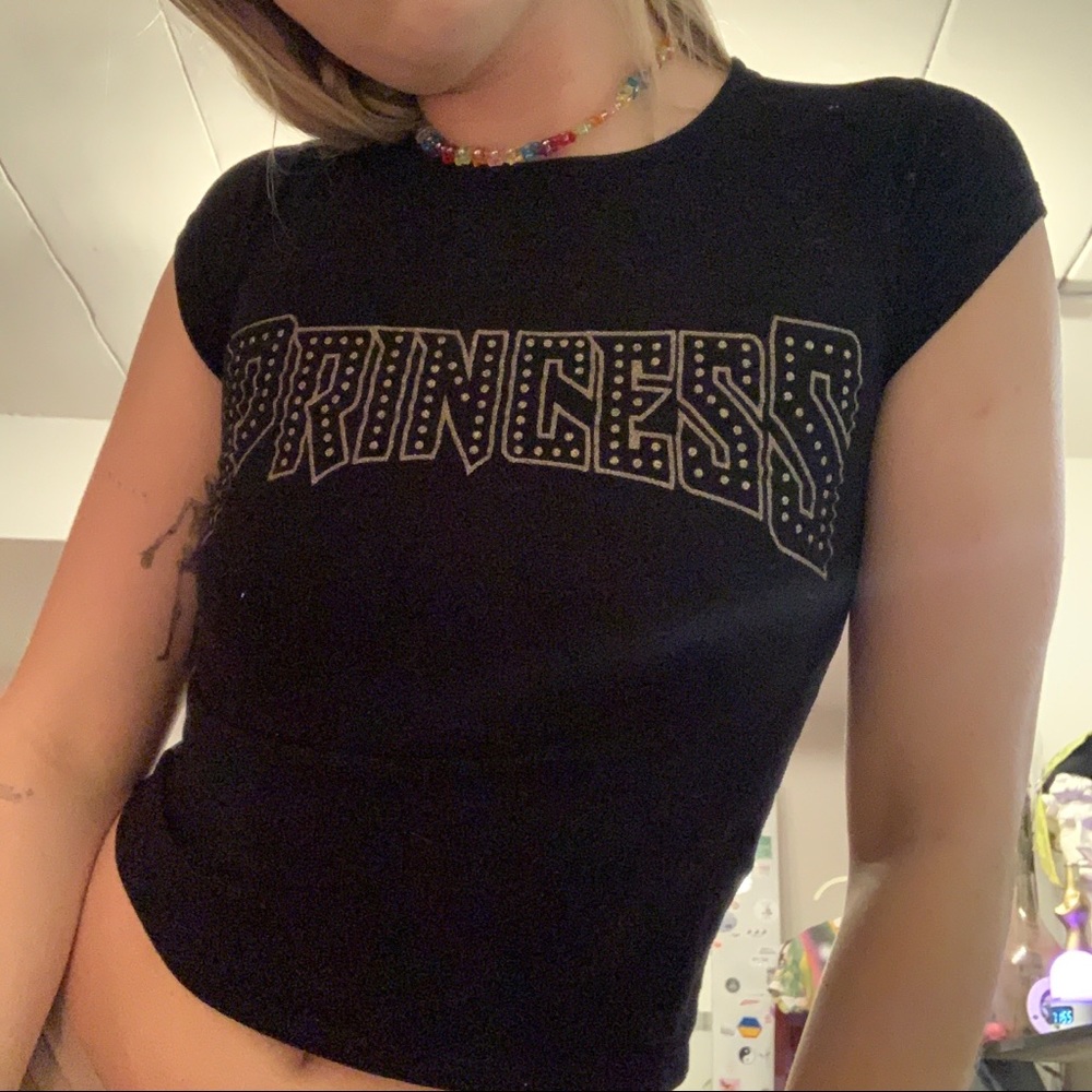 Cutest lil princess baby tee! Written w sparkles💖